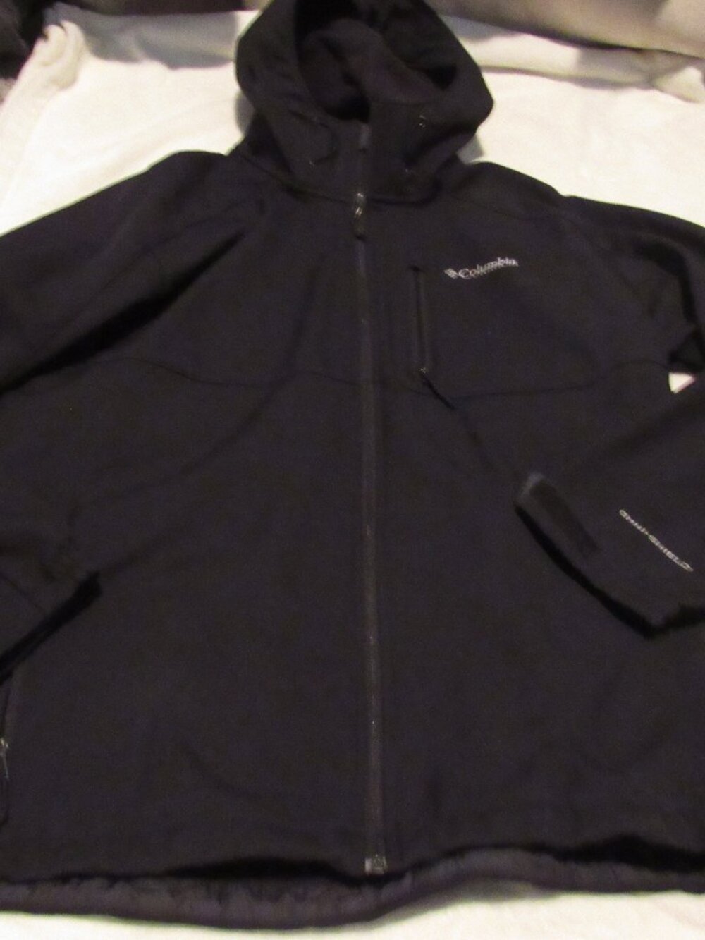Columbia Ascender II Black Jacket  Size XL USED